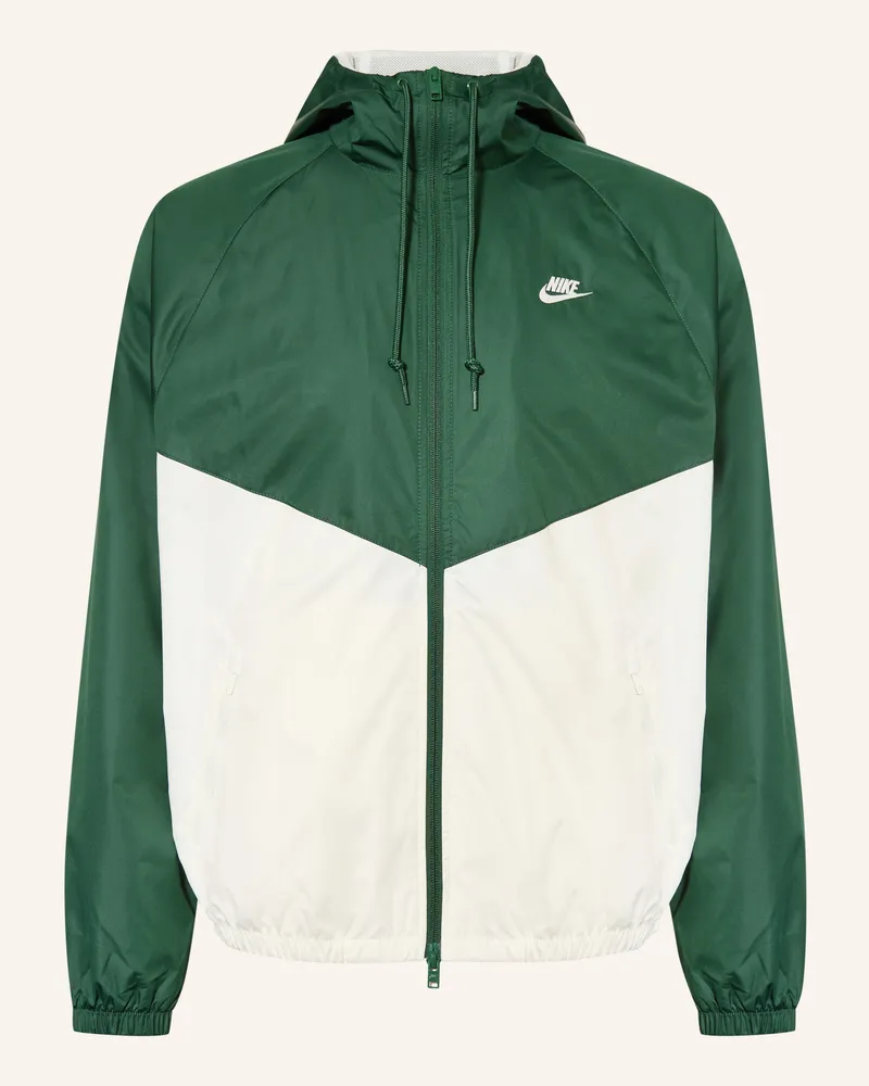 Nike Funktionsjacke Windrunner gruen Dunkelgrün