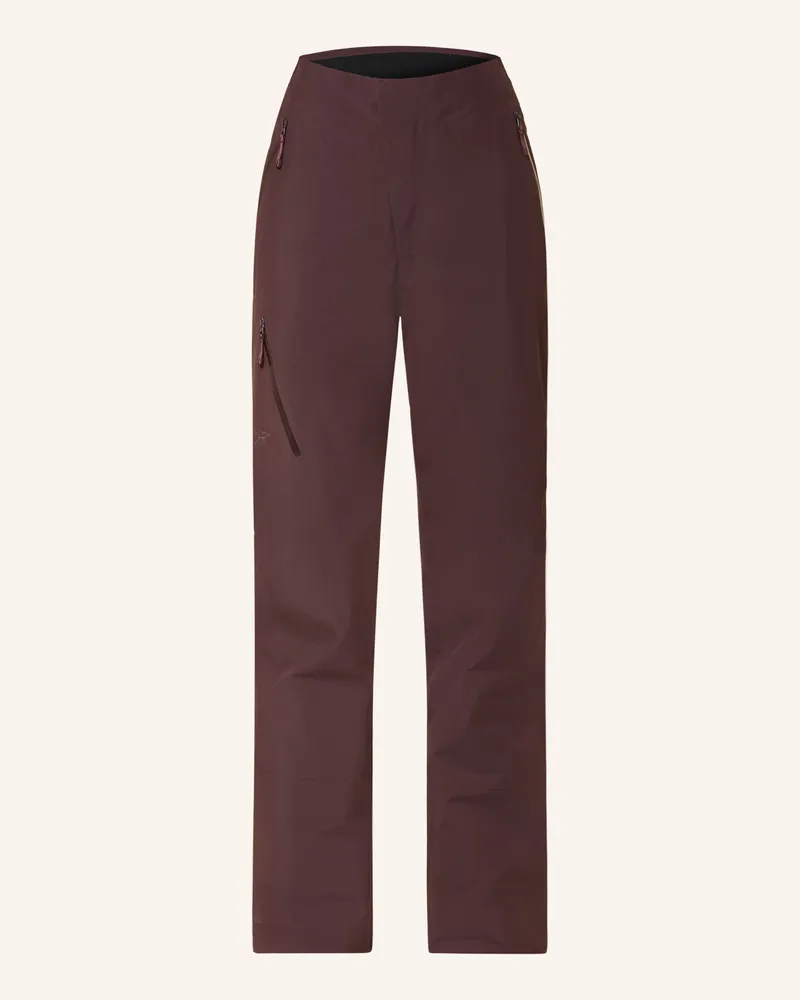 Arc'teryx ARC'TERYX Hardshell-Skihose NITA Dunkelrot