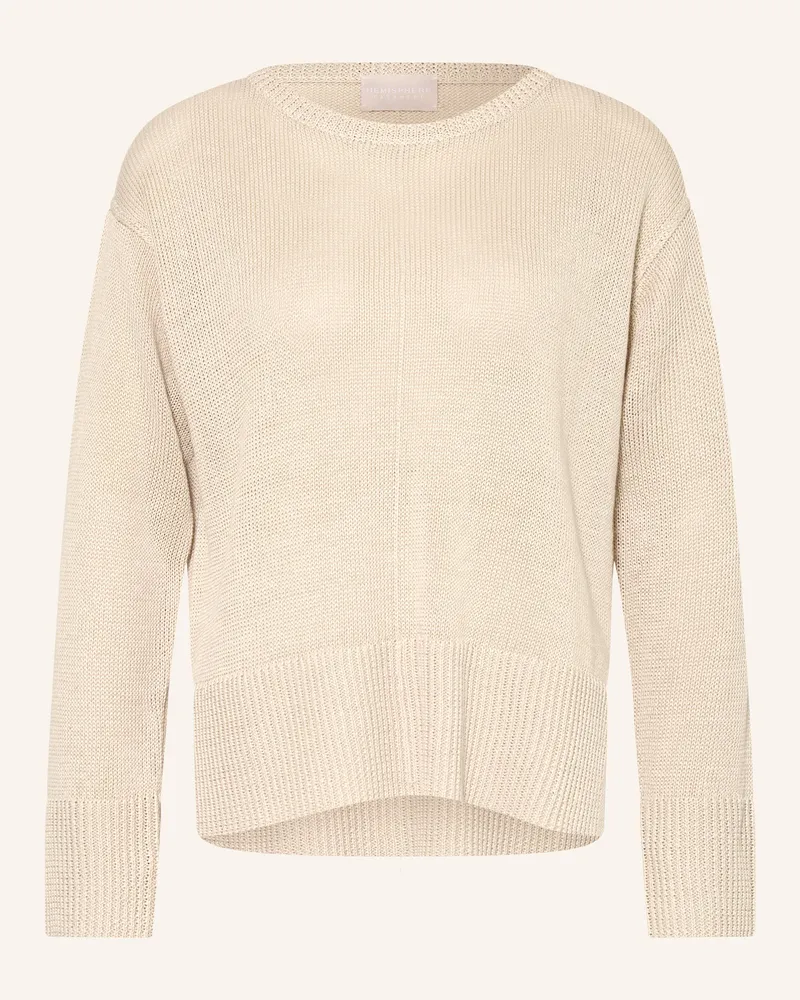 hemisphere Leinenpullover Creme