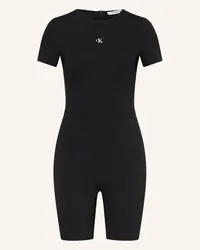 Calvin Klein Jumpsuit mit Cut-out Schwarz