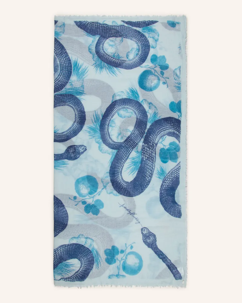 Friendly Hunting Cashmere-Tuch blau Hellblau