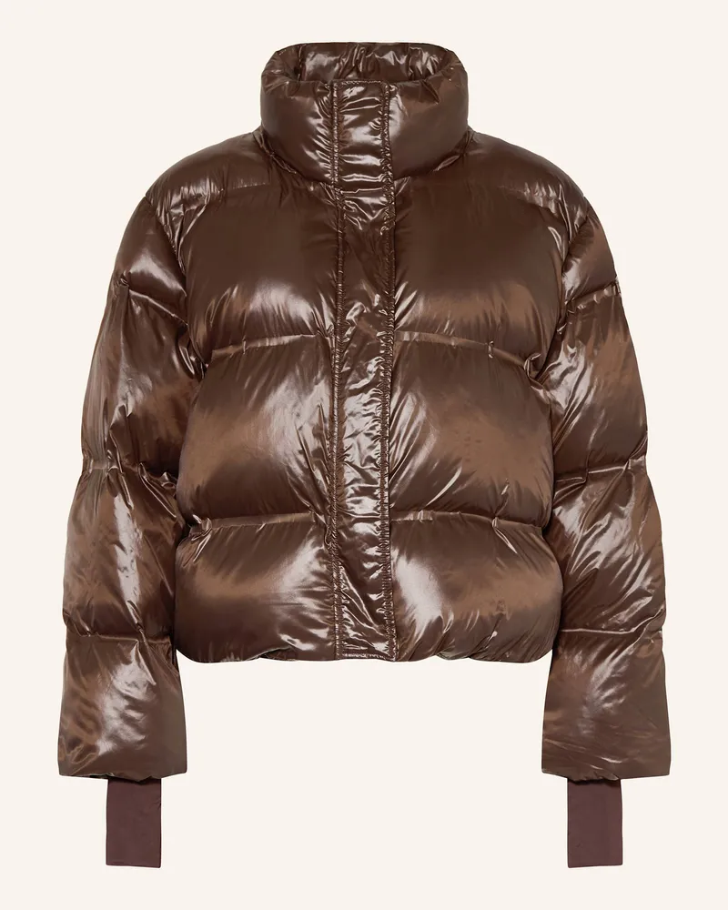 Neo Noir Steppjacke RHEA Dunkelbraun