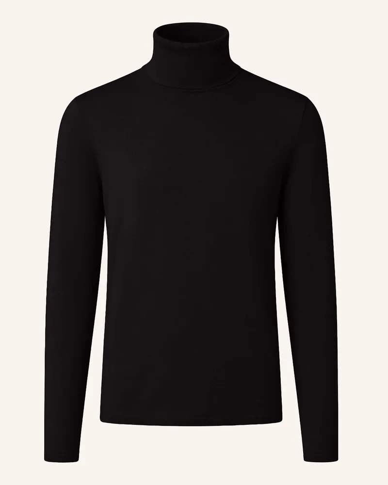 KIEFERMANN Rollkragen-Pullover Theor Aus Merino schwarz Schwarz