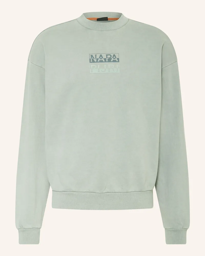 Napapijri Sweatshirt CORTONA Hellgrün