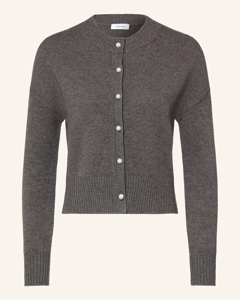 Darling Harbour Strickjacke Mit Cashmere braun Truffle