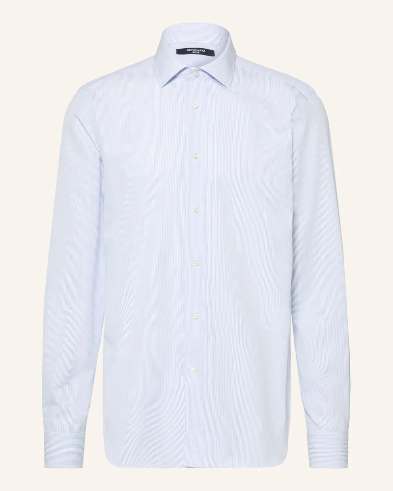 HUGO BOSS Hemd David Regular Fit Mit Extralangem Arm blau Blau