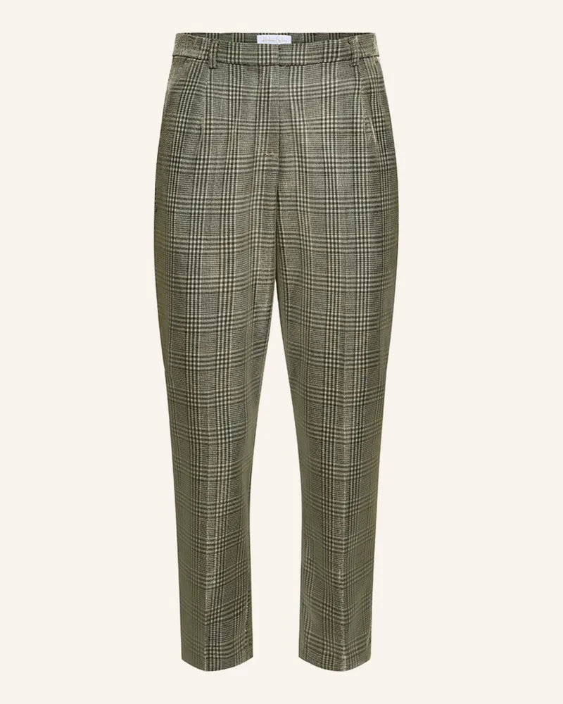 Helene Galwas Locker Geschnittene Bundfaltenhose Caro gold Gold