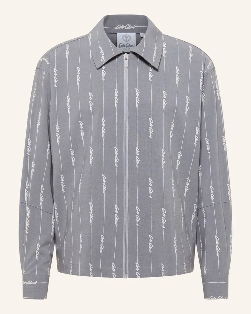 Carlo Colucci Tracksuit Jacke - Casual Suit Favarato grau Grau