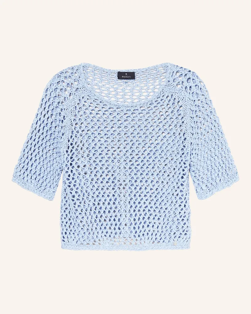 monari Strickshirt Hellblau