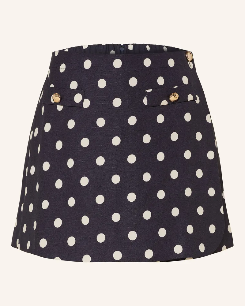 Maje Skort Mit Leinen blau Dunkelblau