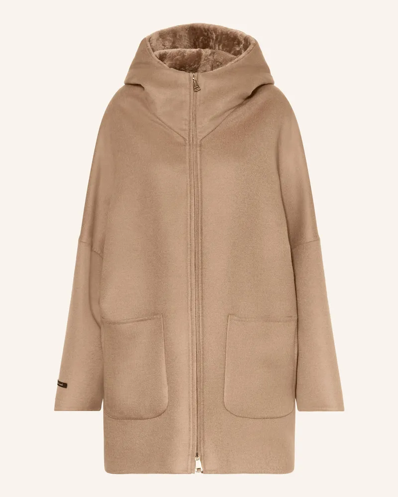 Manzoni 24 Mantel L.Piana Mit Cashmere braun Camel