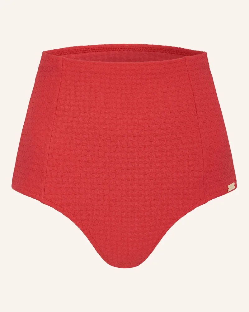 Maryan Mehlhorn High-Waist-Bikini-Hose THE BLOOM Rot