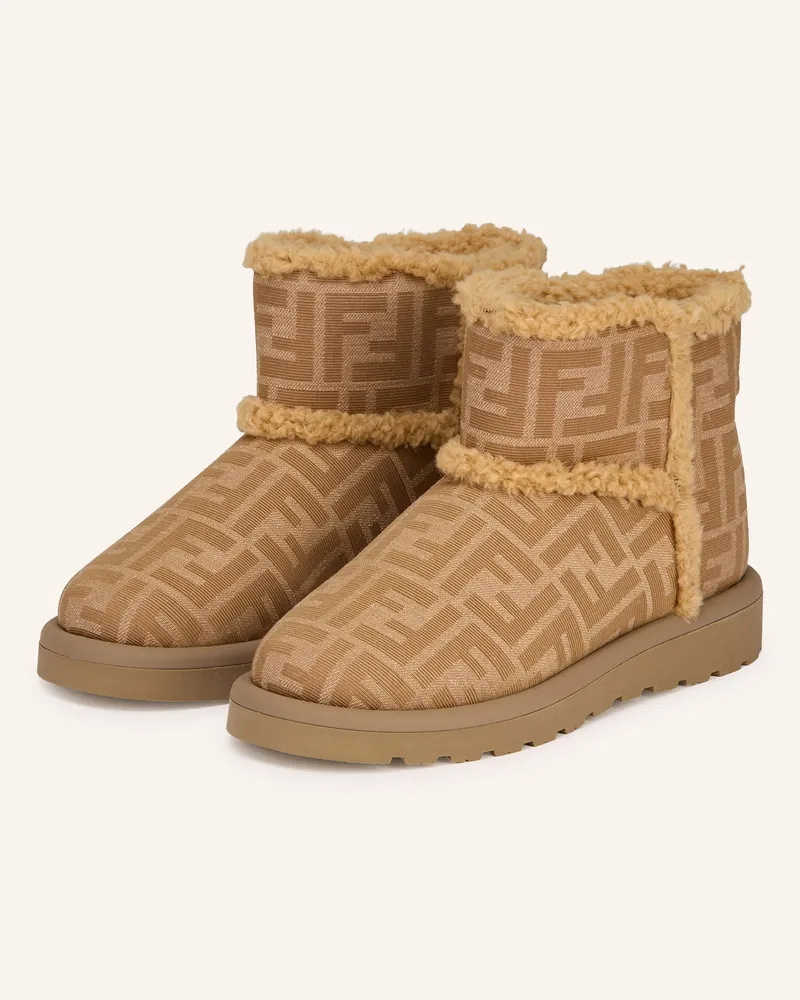 Fendi Boots beige Camel
