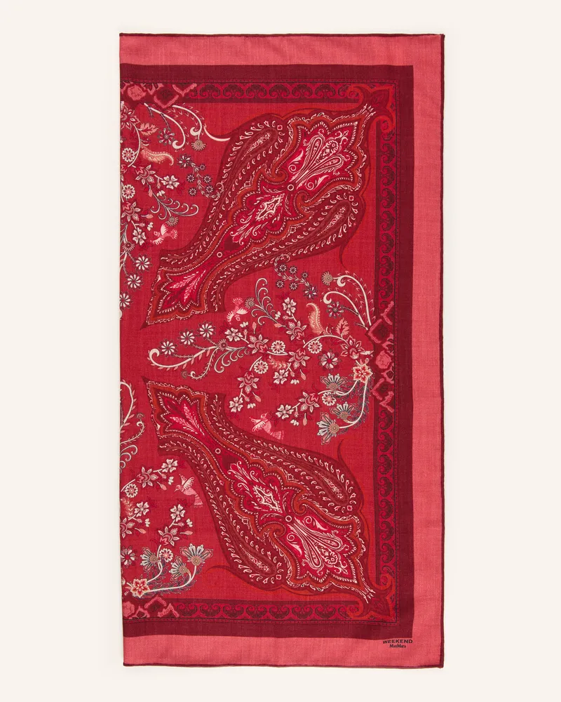 Max Mara Tuch Tauro rot Rot