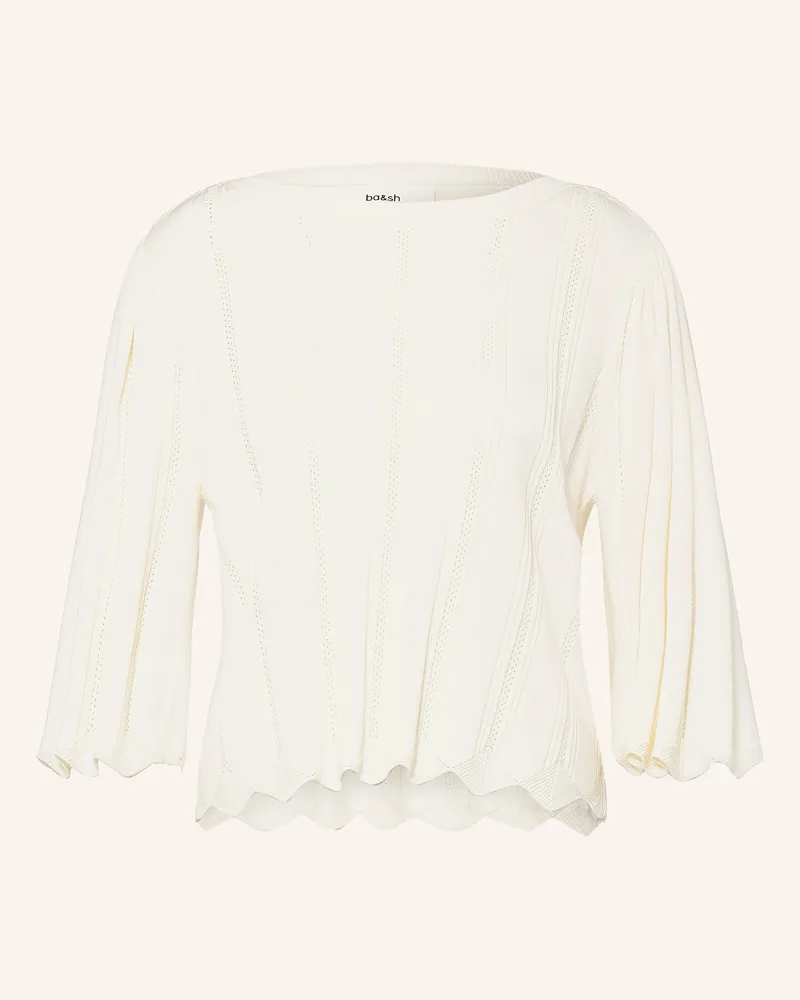 ba&sh Pullover Soren Mit 3/4-Arm weiss Ecru