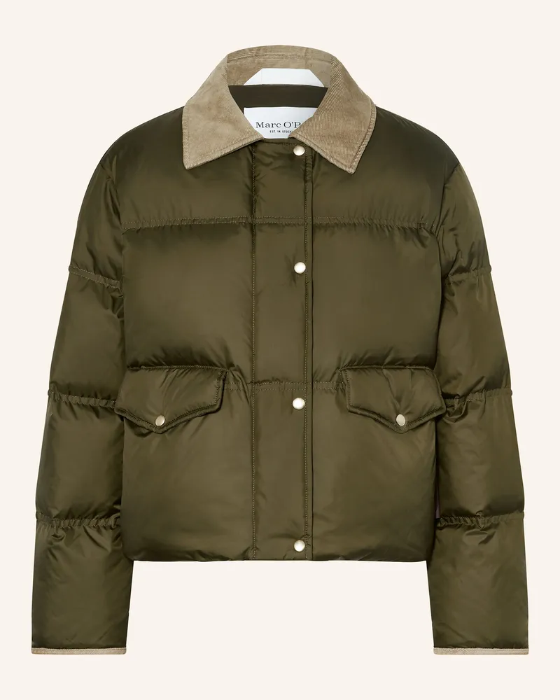 Marc O'Polo Daunenjacke Oliv