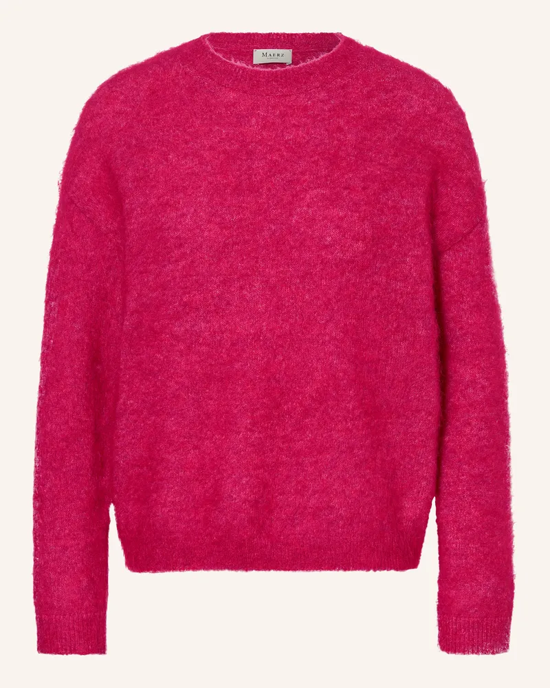 Maerz Pullover Mit Mohair rot Fuchsia