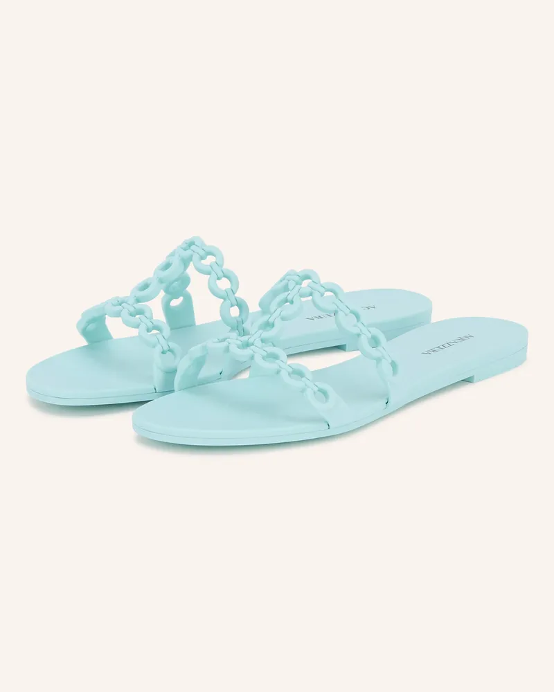 Aquazzura Pantoletten INFINITY CHAIN Mint