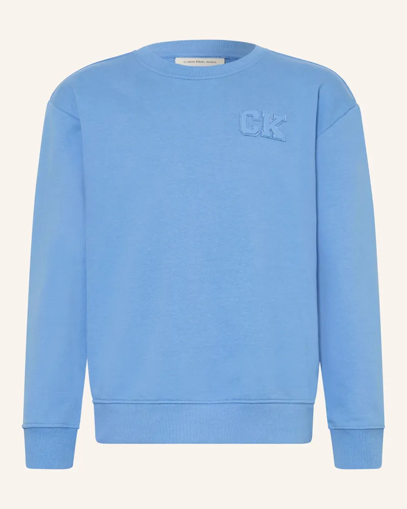 Calvin Klein Sweatshirt blau Hellblau