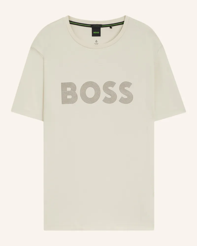 HUGO BOSS T-Shirt TEE LOGO FUTURE Regular Fit Weiss