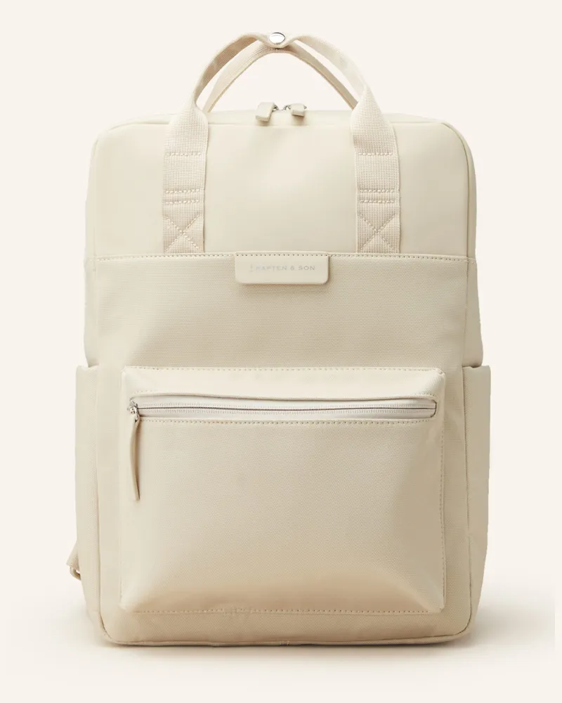 Kapten & Son Rucksack BERGEN 11 l mit Laptopfach Creme