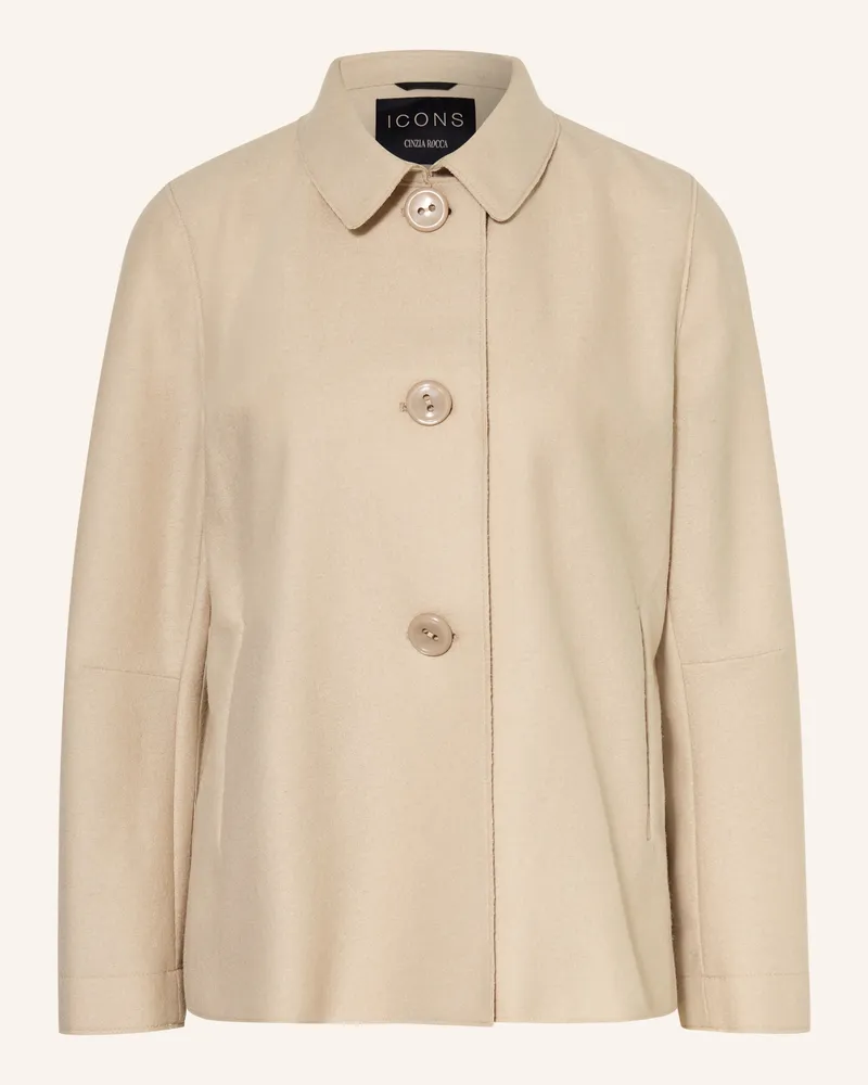 Cinzia Rocca Jacke beige Hellbraun