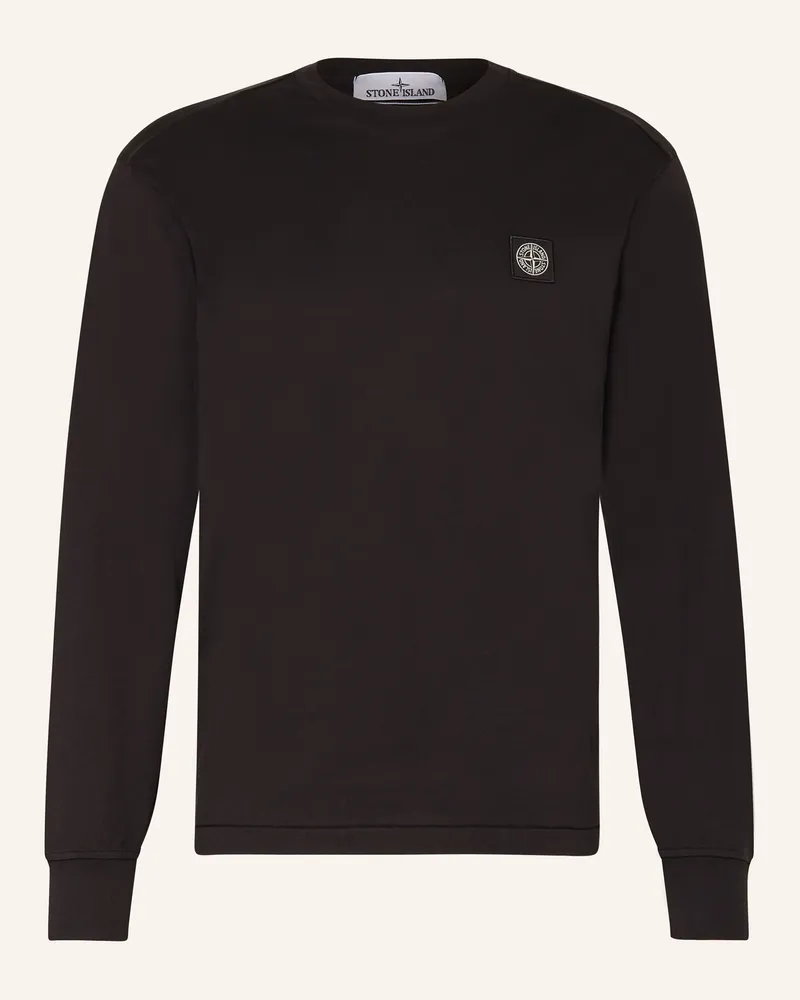 Stone Island Longsleeve Schwarz