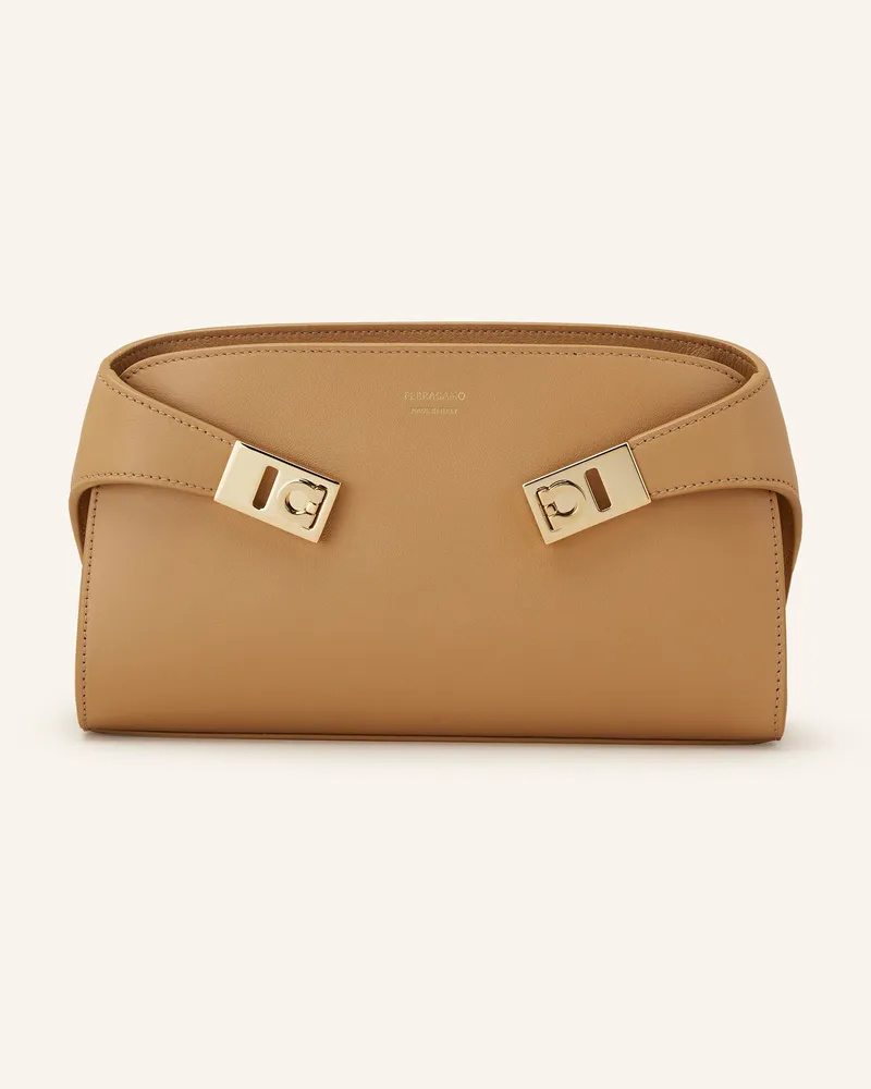 Ferragamo Umhängetasche HUG Camel
