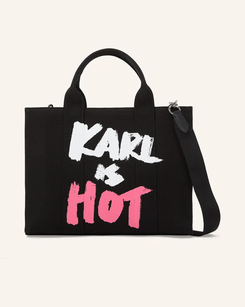 Karl Lagerfeld Shopper schwarz Schwarz