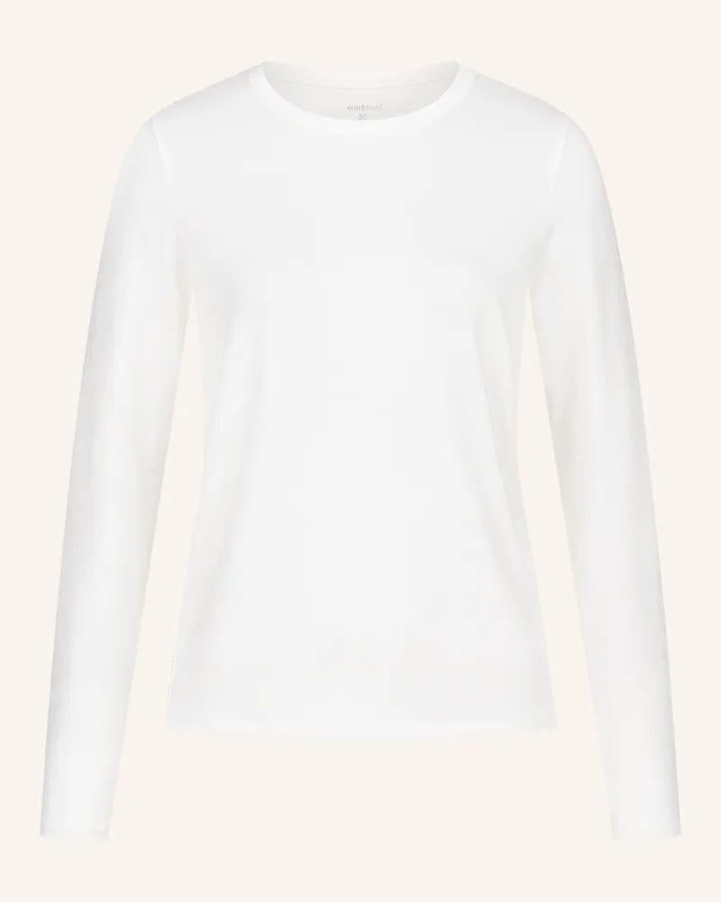 Ehrlich Textil Light Touch Lockeres Langarmshirt Aus Lyocell - Seidig Weich weiss Beige