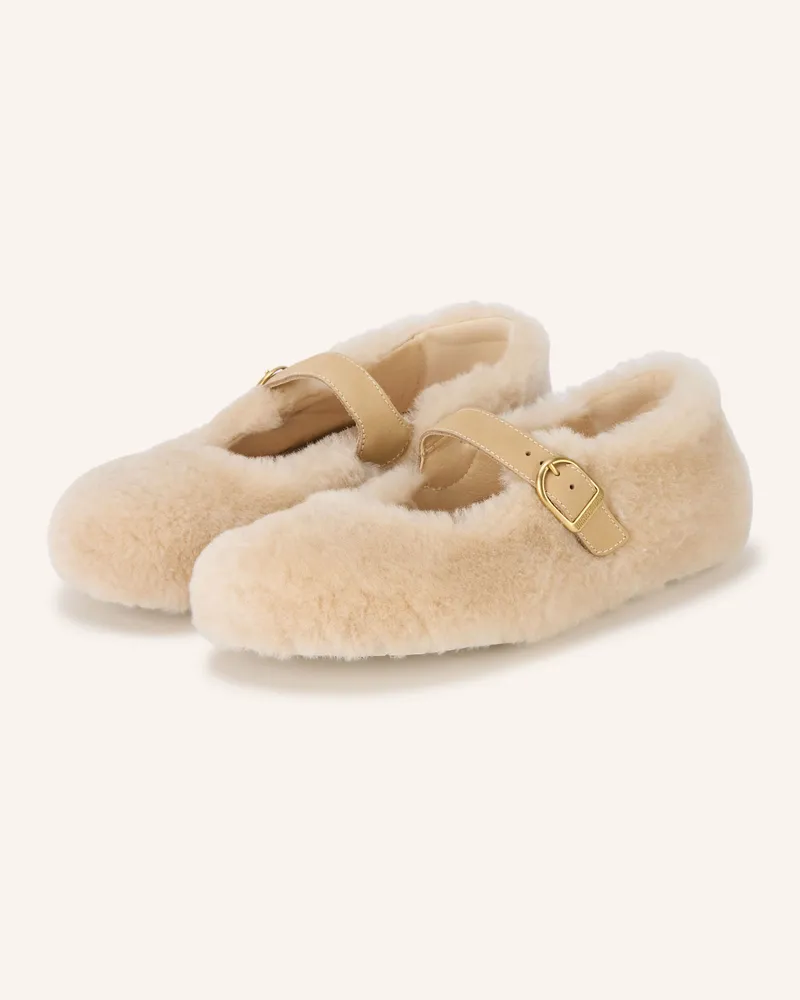Birkenstock Mary-Jane-Ballerinas Santa Clarita beige Beige
