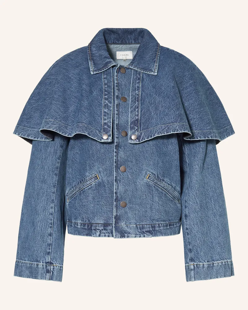 Frame Denim Jeansjacke blau Dunkelblau