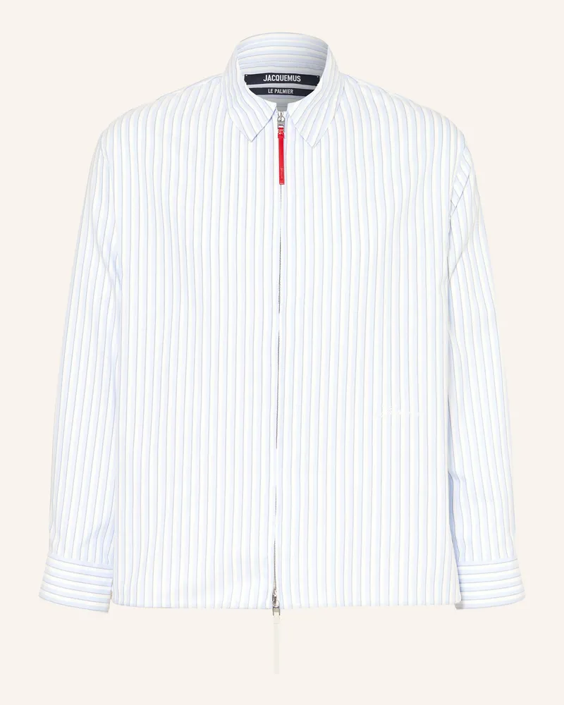 Jacquemus Hemd La Chemise Flash Comfort Fit blau Hellblau
