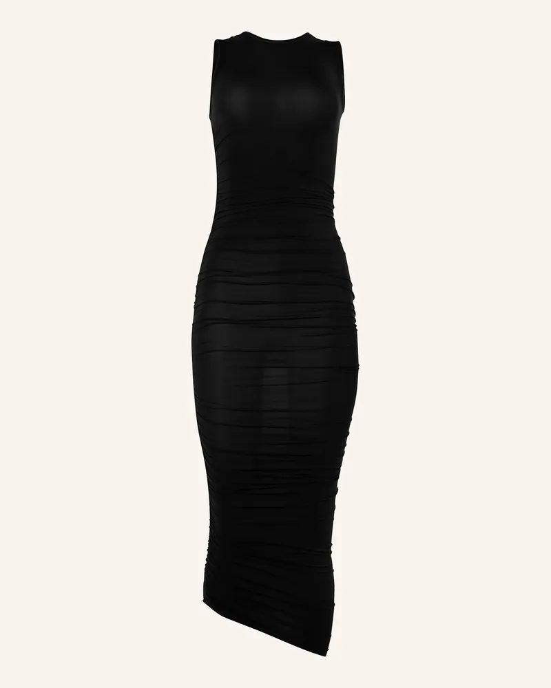 Wolford Wolford Dress Sheer Drape Dress schwarz Schwarz