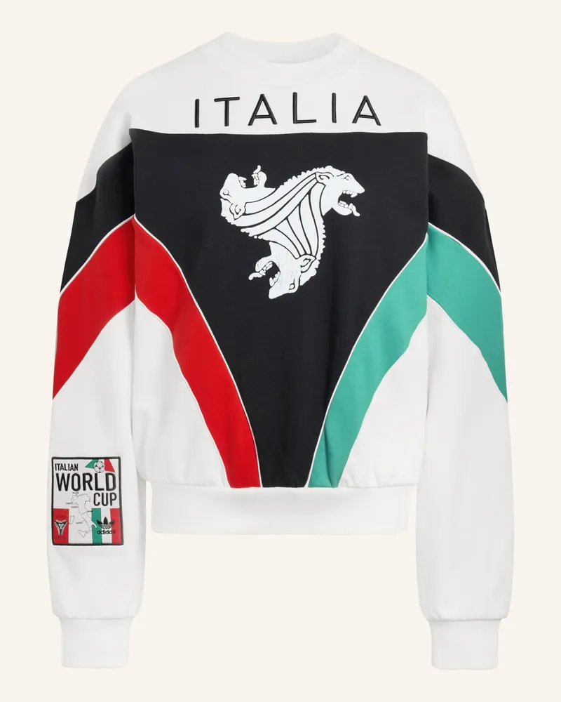 adidas Sweatshirt Italien 26 Coppa Del Mundo weiss Weiss