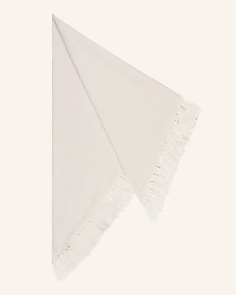 Darling Harbour Dreieckstuch Mit Cashmere weiss Creme