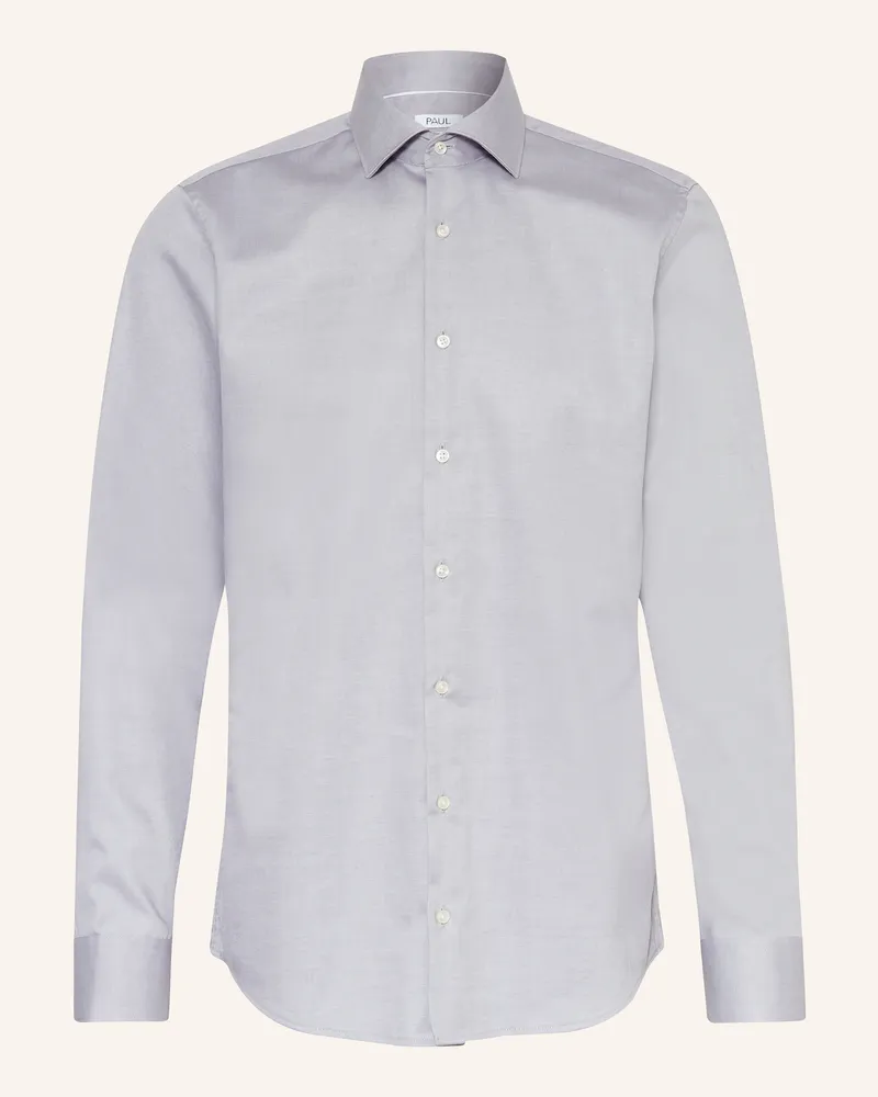 paul Hemd Shaped Fit Grau