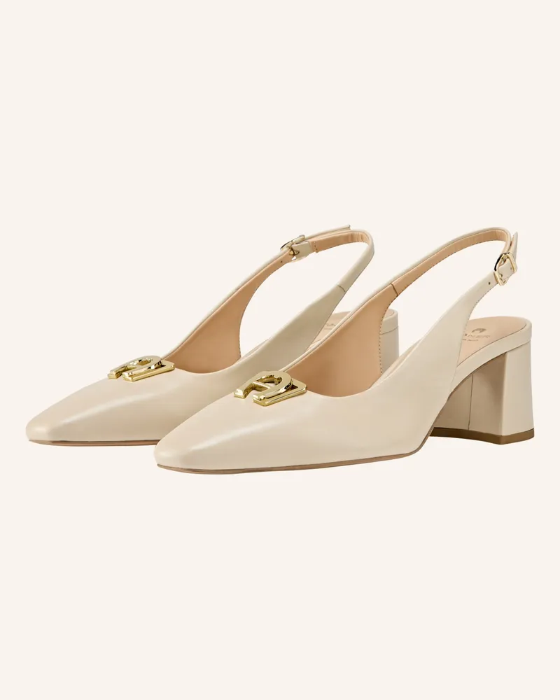 Aigner slingback pumps MARYLIN 1D Ecru