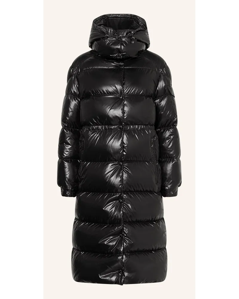 Moncler Daunenmantel CAVETTAZ mit abnehmbarer Kapuze Schwarz