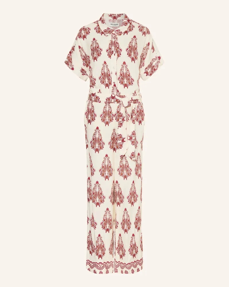Lollys Laundry Jumpsuit Mathildell beige Creme