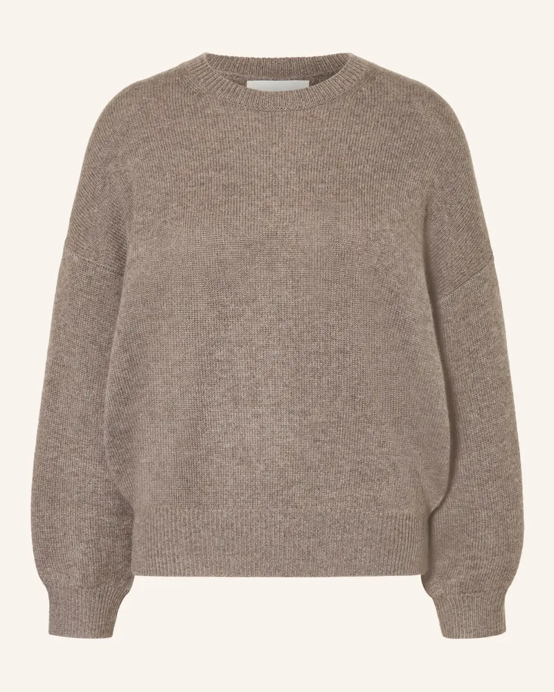 Lisa Yang Cashmere-Pullover Dunkelgrau
