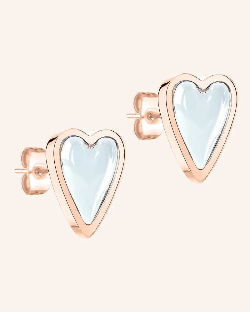 Liebeskind Ohrstecker  aus  Edelstahl Roségold