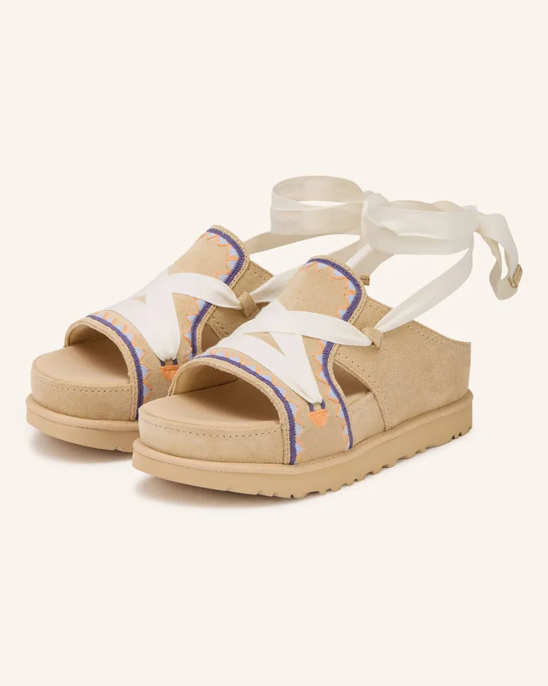 UGG Plateau-Sandalen Goldenstar beige Beige