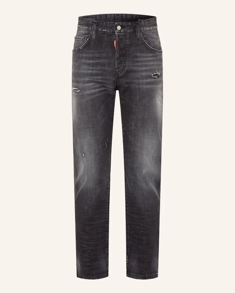 Dsquared2 Destroyed Jeans 642 Regular Fit schwarz 900