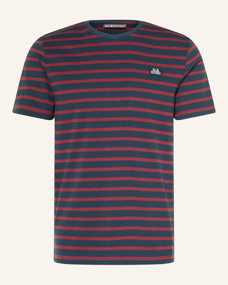 ELBSAND T-Shirt Noah rot Dunkelrot