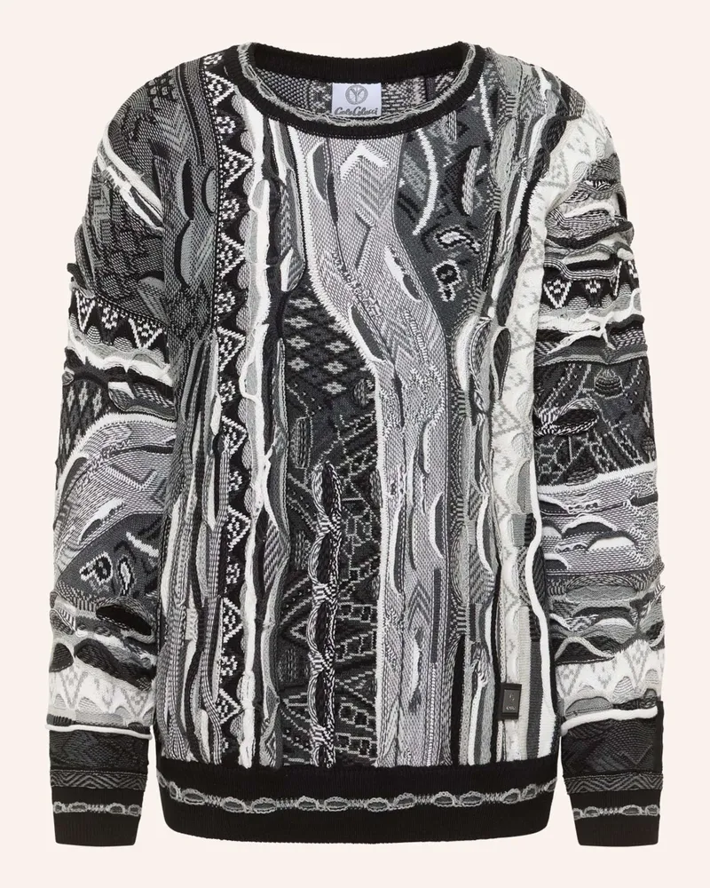 Carlo Colucci Strickpullover FAZZI Dunkelgrau