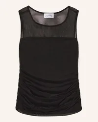 Joseph Ribkoff Mesh-Top Schwarz