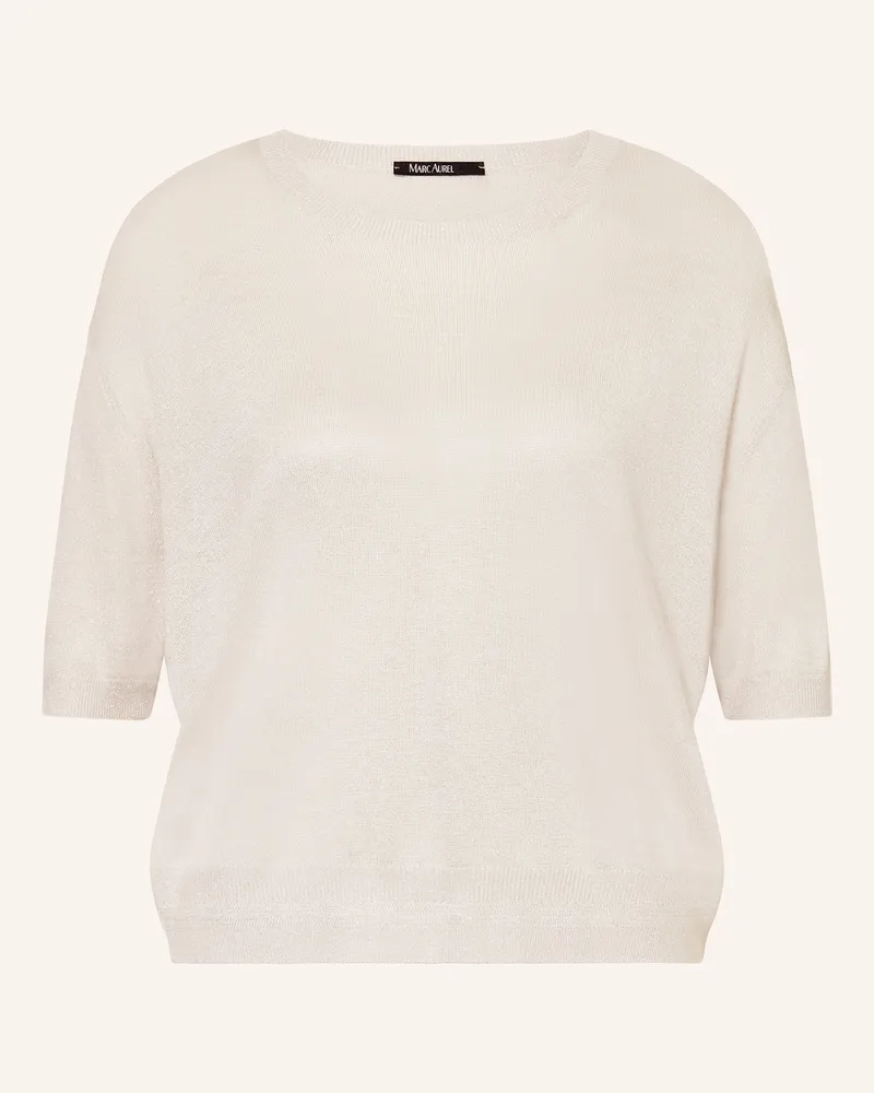 MARC AUREL Strickshirt Mit Glitzergarn beige Beige