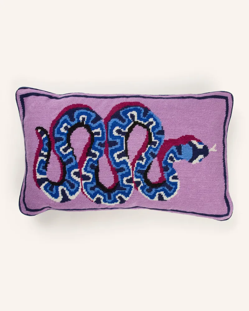 Jonathan Adler Dekokissen SNAKE Rosa