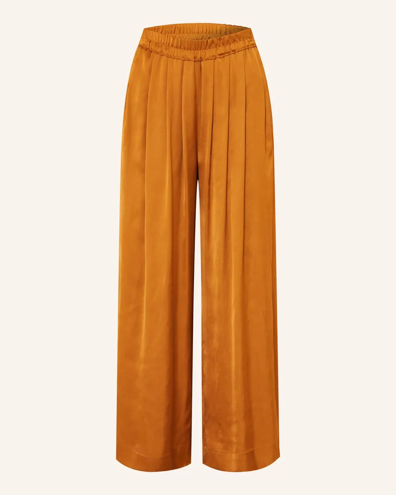 Isabel Marant 7/8-Hose Nolia Aus Satin braun Cognac